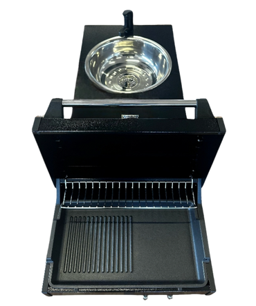 Swift Alfresco Black (Slide-Out, Gas BBQ & Sink)