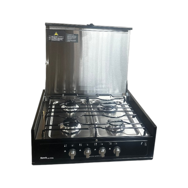 Counter Top (All Gas, Black Glass) - Hawk Appliances