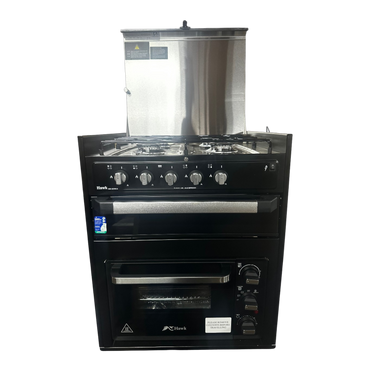 Air Fryer with Grill & Cooktop (All Gas, Blk Gls, Combo) - Hawk Appliances