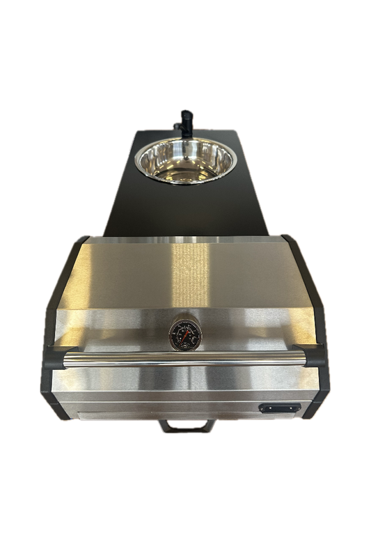 Swift Alfresco S/S (Slide-Out, Electric BBQ & Sink) - Hawk Appliances