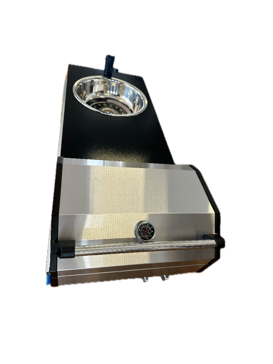 Swift Alfresco S/S (Slide-Out, Gas BBQ & Sink) - Hawk Appliances