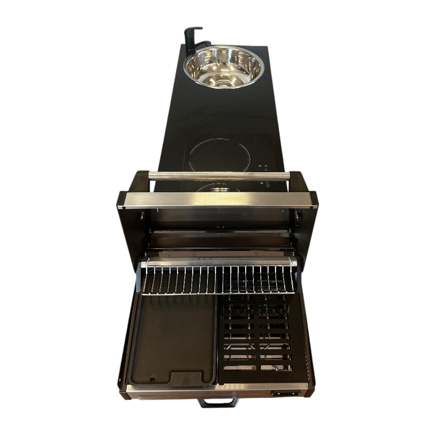 Swift Alfresco S/S (Slide-Out, Electric BBQ, Induction & Sink)