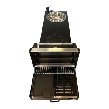 Swift Alfresco S/S (Slide-Out, Electric BBQ, Induction & Sink) - Hawk Appliances