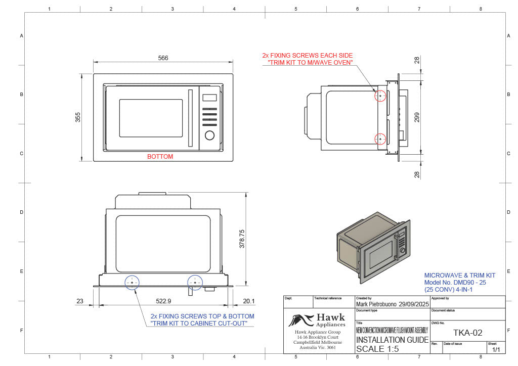 4-in-1 Microwave with Grill, Convection Oven & Air Fryer
