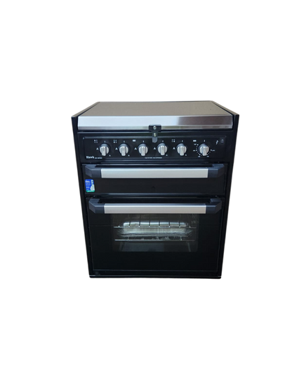 Full Oven with Grill & Cooktop (All Gas, Blk Gls, F/F & Wok)