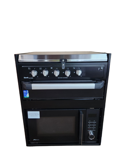 4-in-1 Microwave with Grill and All Gas Cooktop