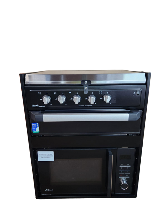 4-in-1 Microwave with Grill and All Gas Cooktop