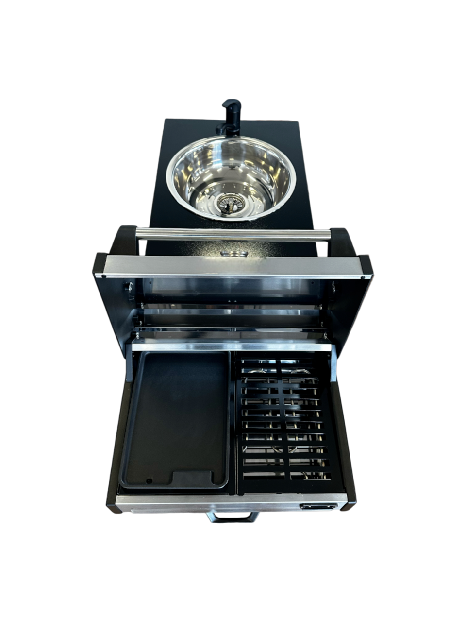 Swift Alfresco S/S (Slide-Out, Electric BBQ & Sink)