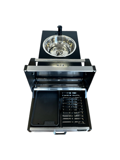 Swift Alfresco S/S (Slide-Out, Electric BBQ & Sink)