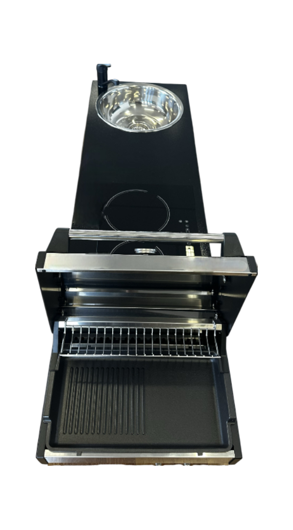 Swift Alfresco S/S (Slide-Out, Gas BBQ, Induction & Sink)