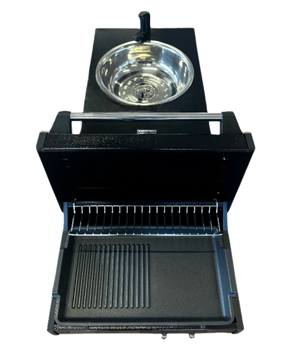 Swift Alfresco Black (Slide-Out, Gas BBQ & Sink)