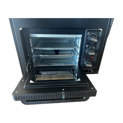 Air Fryer with Grill & Cooktop (All Gas, Blk Gls, Combo)