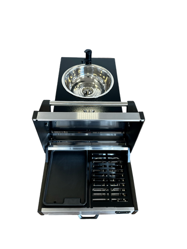 Swift Alfresco S/S (Slide-Out, Electric BBQ & Sink)