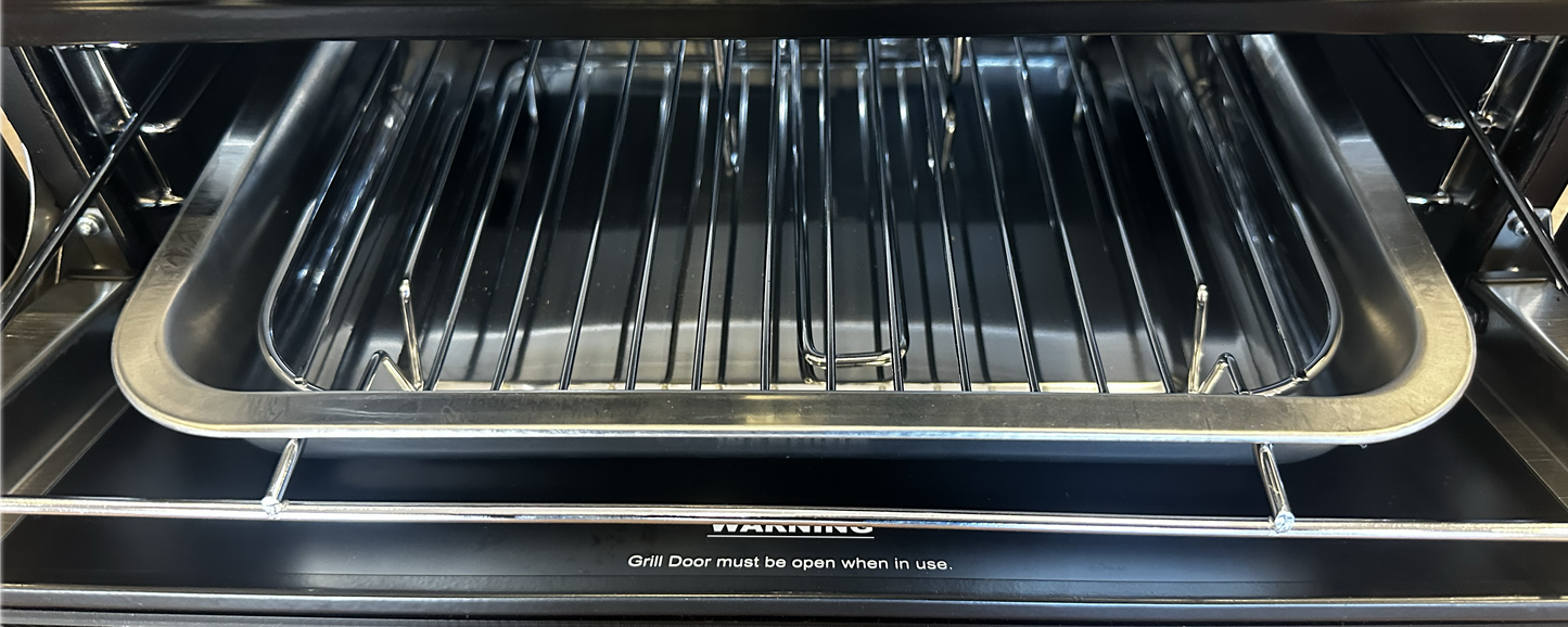 Grill with Cooktop (Gas/Electric, Black Glass)