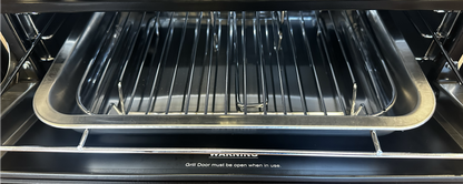 Grill with Cooktop (Gas/Electric, Black Glass)