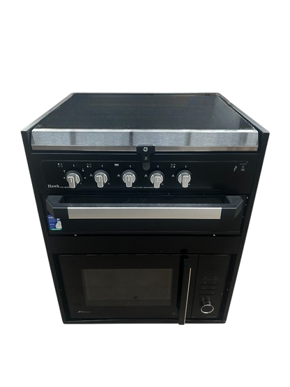 4-in-1 Microwave with Grill and All Gas Cooktop