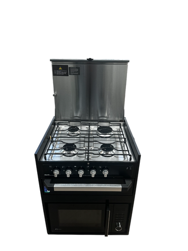 4-in-1 Microwave with Grill and All Gas Cooktop