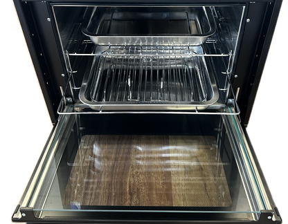 Full Oven with Grill & Cooktop (Gas/Electric, Black Glass)