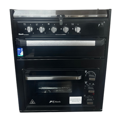 Air Fryer with Grill & Cooktop (All Gas, Blk Gls, Combo)