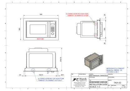 4-in-1 Microwave with Grill, Convection Oven & Air Fryer
